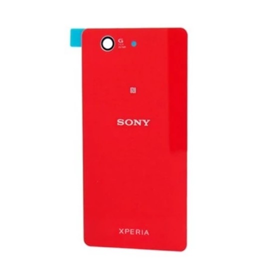 TAMPA TRASEIRA SONY XPERIA Z3 COMPACT MINI D5803 , D5833 VERMELHO